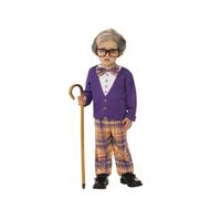 Déguisement De Vieux Pour Enfant (Taille 4-6a) Multicolore