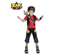 Déguisement De Zak Storm Avec Perruque Et Épée Pour Garçon (Taille 5-6a) Multicolore