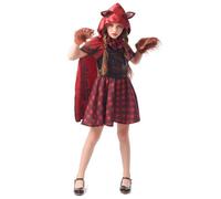 Déguisement - Déguisement chaperon loup garou fille 4-6 ans