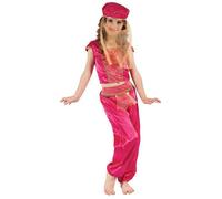 Déguisement - Déguisement danseuse orientale rose et or fille 4-6 ans