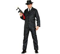 Déguisement - Déguisement Gangster Lucky - XL - Noir - Polyester XL