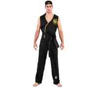 Déguisement - Déguisement King Cobra Kai - Noir - Adulte - Livraison 24h S