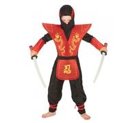 DEGUISE TOI - Déguisement ninja motifs dragons garçon - 7-8 ans (128 cm)