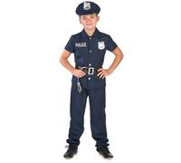 Déguisement - Déguisement policier à manches courtes enfant 7-9 ans