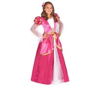 DEGUISE TOI - Déguisement princesse médiévale rose fille - Robe - XS 3-4 ans (92-104 cm) - Rose - Déguisements enfants - 100% Polyester - Laver à la main - Carnaval