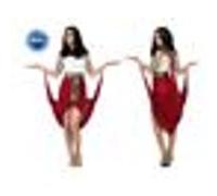 Deguisement D'egyptienne Blanc Et Rouge - Rouge - T-2 Blanc G