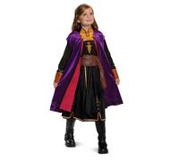 Déguisement Deluxe Anna La Reine Des Neiges Fille - Taille: 3 - 4 Ans (97 - 109 Cm) Multicolore