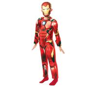 Déguisement Deluxe Iron Man Enfant - Taille: 5 À 6 Ans (116 Cm) Rouge