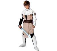 Déguisement Deluxe Obi-Wan Kenobi Star Wars - Clone Wars Enfant-Enfant-5/7 ans (108 à 120cm) 0 G