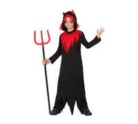 Déguisement Démon Diable Du Feu Pour Garçon Halloween Plusieurs Tailles (Taille 10-12a) Multicolore