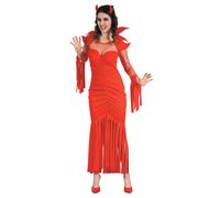 Déguisement Démon Du Feu Femme - Taille: Small Rouge