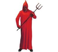 W WIDMANN MILANO Party Fashion - Costume enfant diable, cape à capuche avec masque, déguisement Halloween