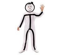 Déguisement - Dessin infantile - Combinaison - 2 masques - Garçon 5-12 ans 7-9 ans