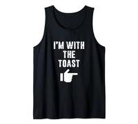 Déguisement d'Halloween facile et ludique I'm with the Toast Fun Débardeur