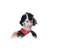 - Déguisement d'Halloween - Perruque homme Vampire - Noir et blanc