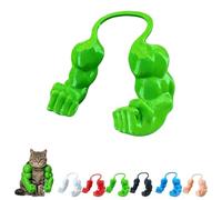 Déguisement d'halloween pour Chat : Bras de Super-héros, Accessoire de Cosplay imprimé en 3D représentant des Bras musclés, idéal pour Les Photos d'halloween et de Noël (Vert,L)