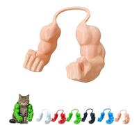 Déguisement d'halloween pour Chat : Bras de Super-héros, Accessoire de Cosplay imprimé en 3D représentant des Bras musclés, idéal pour Les Photos d'halloween et de Noël (Rose,L)
