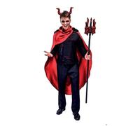 Déguisement Diable Adulte - PTIT CLOWN - Costume Halloween, Carnaval, Cosplay - Rouge L