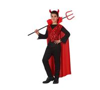 Déguisement Diable Enfant Halloween 7-9ans (130-145 Cm) Rouge