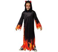 Déguisement Diable feu enfant - RUBIE'S - Noir - Pour Halloween et Carnaval - A partir de 3 ans 8 ans