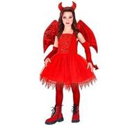 Déguisement Diable - Fille - 7/8 ans (122 à 128 cm) WIDMANN
