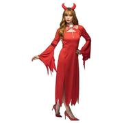Boland - Costume adulte Lady Lucifer, Costume pour Femme, Costumes de carnaval, Halloween, Sorcière