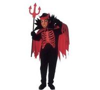 Déguisement diable rouge garçon Halloween 8 à 10 ans rouge G