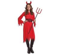 déguisement diablesse enfant - 5/6 ans - multicolore - générique 204216 Multicolore G