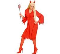 Widmann Devil (Dress, Belt, Horns) (M) Red
