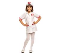 Déguisement D'infirmière Avec Croix Rouge Pour Fille (Taille 10-12a) Multicolore