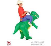 Déguisement dinosaure gonflable enfant or G