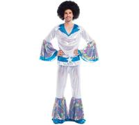 Déguisement Disco Abba Deluxe - PARTILANDIA 2010, S.L. - Homme - Noir - Carnaval M