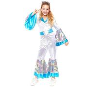 Déguisement Disco Abba Deluxe pour Fille 7-9 ans