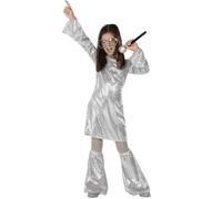 Déguisement disco - AC-DÉCO - Polyester - 3-4 ans - Argenté 3-4 ans