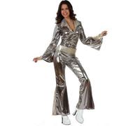 Déguisement Disco Argenté Femme Argenté