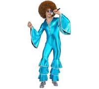 Déguisement Disco Bleu Tourquoise - Disfrazzes - pour homme - Années 60,70,80 XL