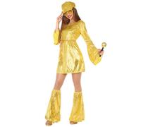 Déguisement disco doré - ATOSA - taille M/L - 100% polyester - Adulte - Extérieur