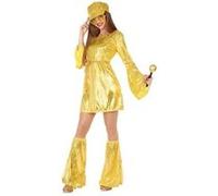 Déguisement disco doré pour femme Or G