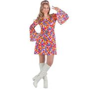 Déguisement - DisfraZZes - Hippie Années 70 - Multicolore - Femme S