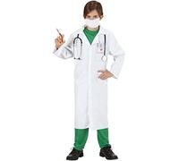 W WIDMANN MILANO Party Fashion - Costume enfant docteur, blouse de médecin, blouse de laboratoire, déguisements de carnaval
