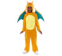 Déguisement Dracaufeu Pokémon Enfant - Taille: 8-10 Ans (128-134 Cm) Orange