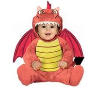 déguisement dragon rouge bébé - 12/18 mois - rouge - guirca 76062 Rouge G