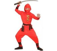 Déguisement Ninja Enfant - WIDMANN - Rouge - Multicolor 9-10 ans