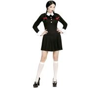W WIDMANN MILANO Party Fashion - Costume Dark Girl, robe, gothique, Halloween, carnaval