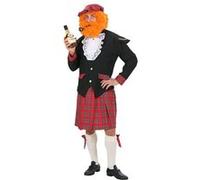 Widmann Costume écossais Party Fashion – veste, jabot, kilt, chapeau, lacets pour bas, carnaval