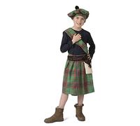 Déguisement écossais vert enfant - Vert - Taille Unique