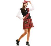 Mom Scottish Woman Costume Orange M-L