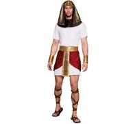 Boland 83858 - Kit de déguisement pour adultes Toutankhamon, taille M/L, déguisement avec coiffe, col, tunique, ceinture et bracelets, déguisements de carnaval pour hommes