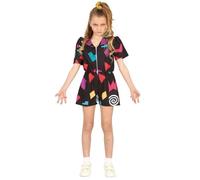 Déguisement Eleven Stranger Things III pour fille - FIESTAS GUIRCA, S.L. - 5 ans - Noir 7 ans