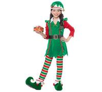 Déguisement elfe de Noël luxe fille 8-10 ans